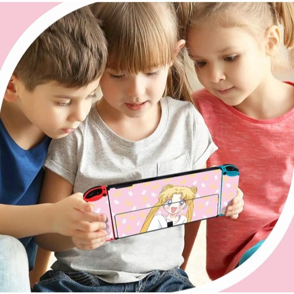 Kawaii Anime Cartoon Skins Stickers for Nintendo Switch OLED 2021 For Girls and - Picture 6 of 7